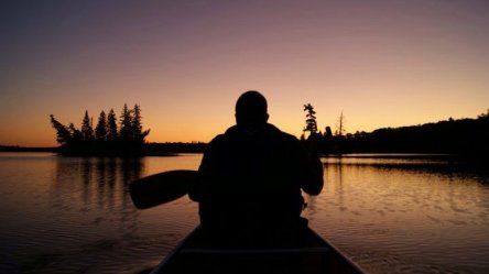 Me in Boundary Waters Canoe
